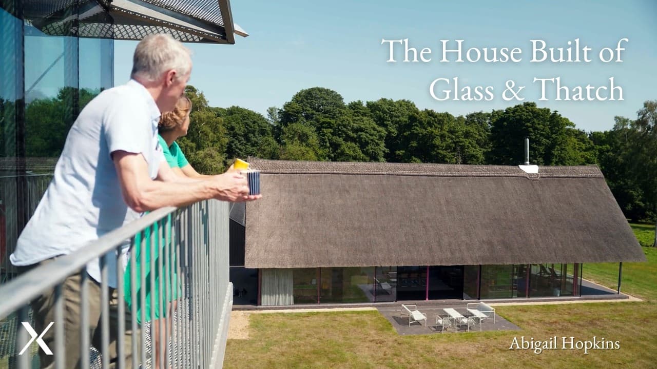 Poster for The House Built of Glass & Thatch
